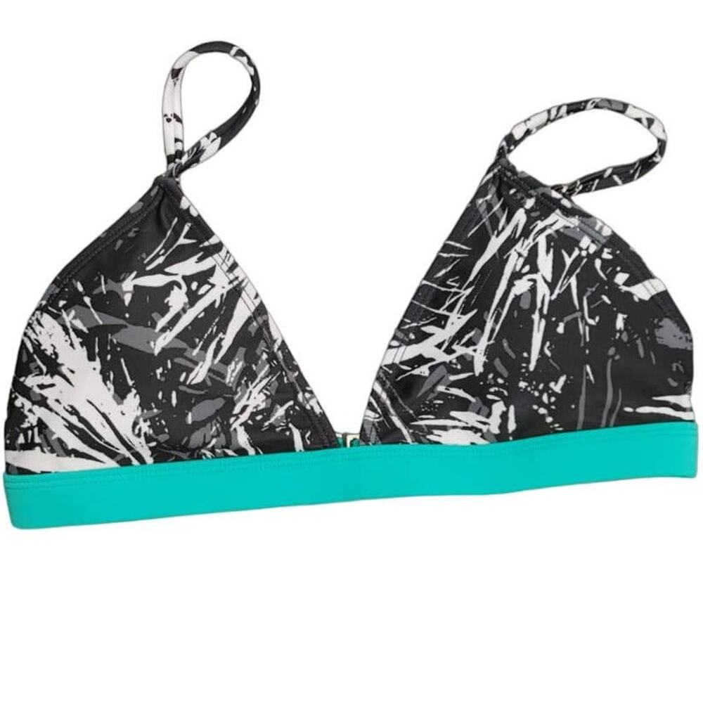 Fabletics Bikini Top Allison Medium Black White B… - image 1